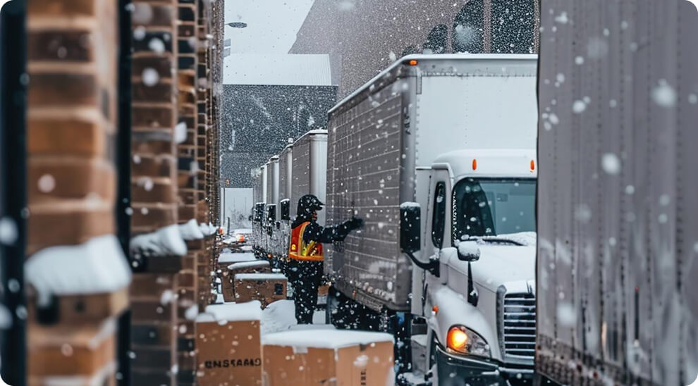 Container port logistics